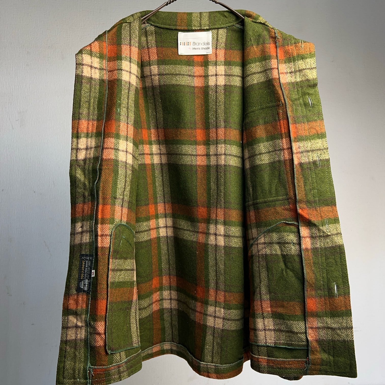 1970's Plaid Wool Jacket 70年代 チェック柄 ウールジャケット