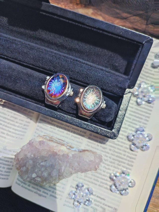 【FIREWORK YOUR COLORS BURST RING WATCH／（XX340） 】
