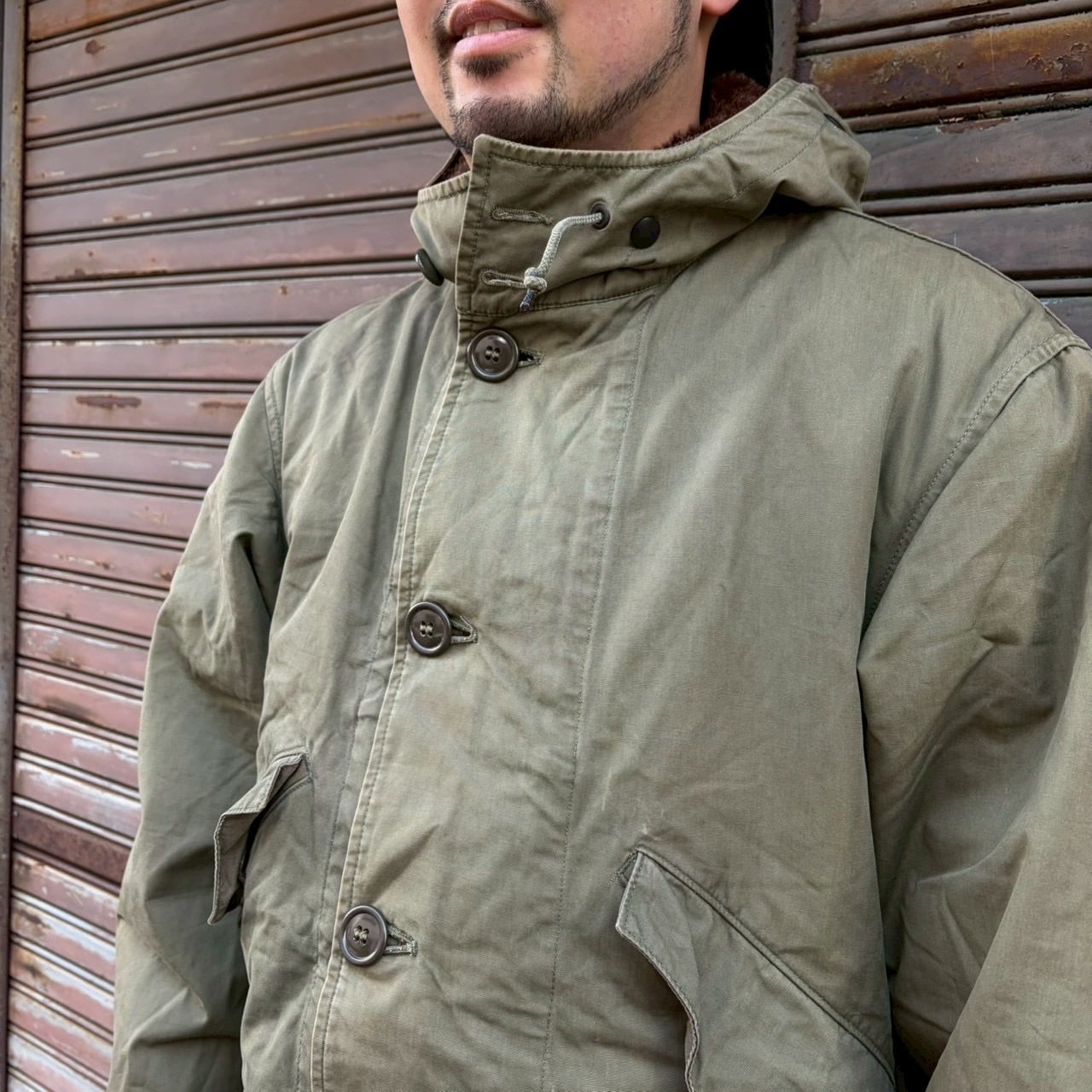 完品 40s US Army 米軍 実物 M-45 フィールドパーカー モッズコート