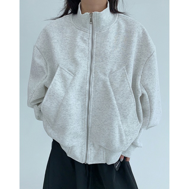 basic stand collar jacket　ベーシックスタンドカラージャケット　J1309