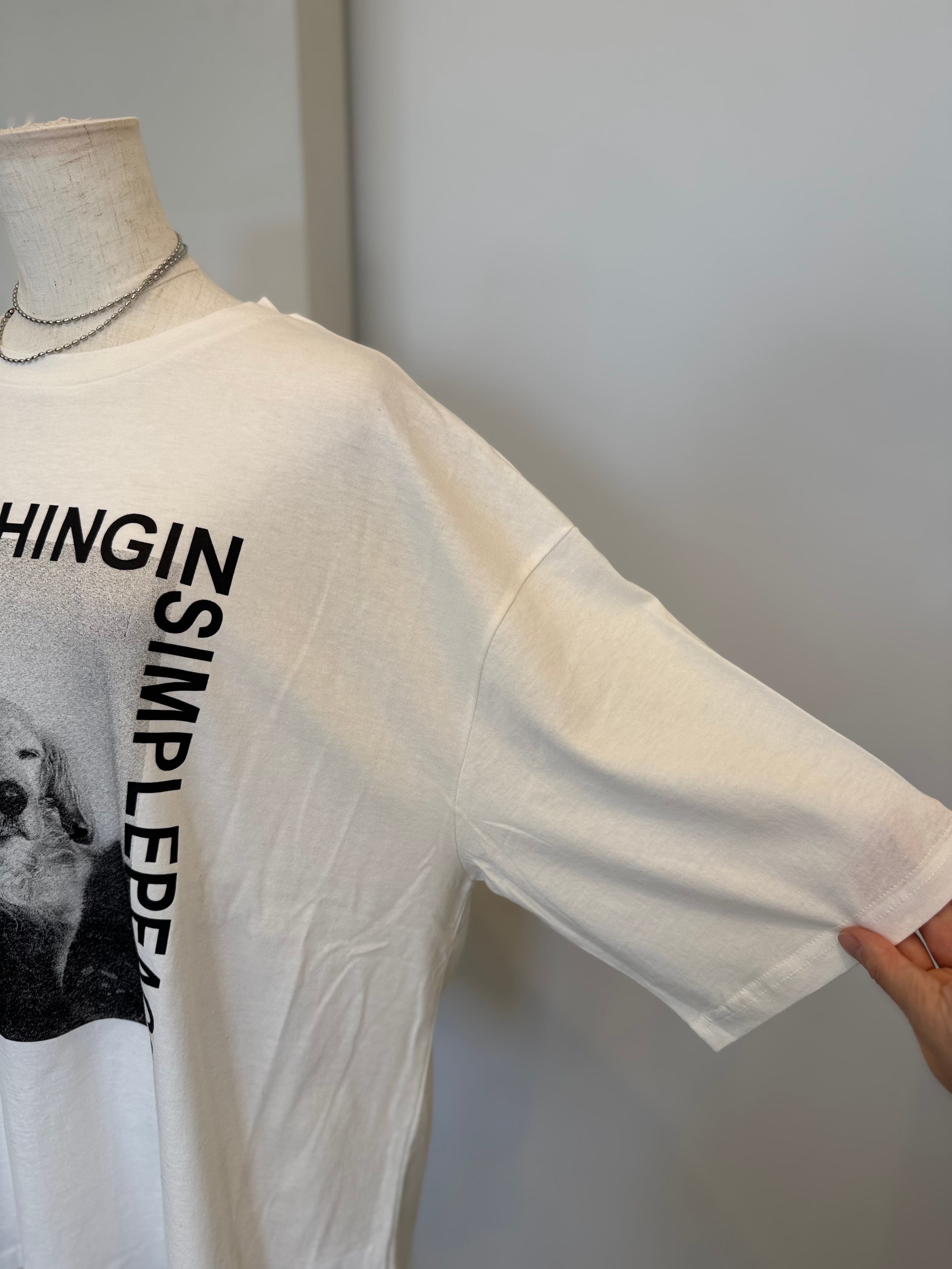 【CHIGNON】アニマルフォト”DOG”Tee 8461-100KK