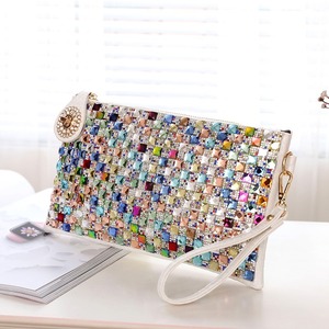 multicolored bijou hand bag <b100254>