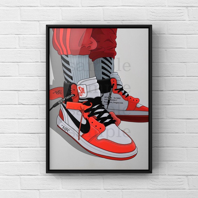 290 Nike スニーカー アートポスター Sena S Artgallery オマージュ アートポスター