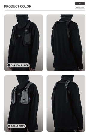 REINDEE LUSION 25AW N+1 多機能拡張タクティカル機能軽量チェストバッグベスト