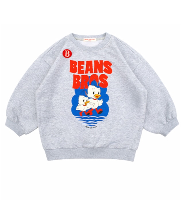 [BEBE DE PINO] Beans bros color patch sweatshirt 正規品 韓国ブランド 韓国ファッション 韓国代行 韓国通販 ベベドピノ bebedepino 日本 店舗 韓国 子供服