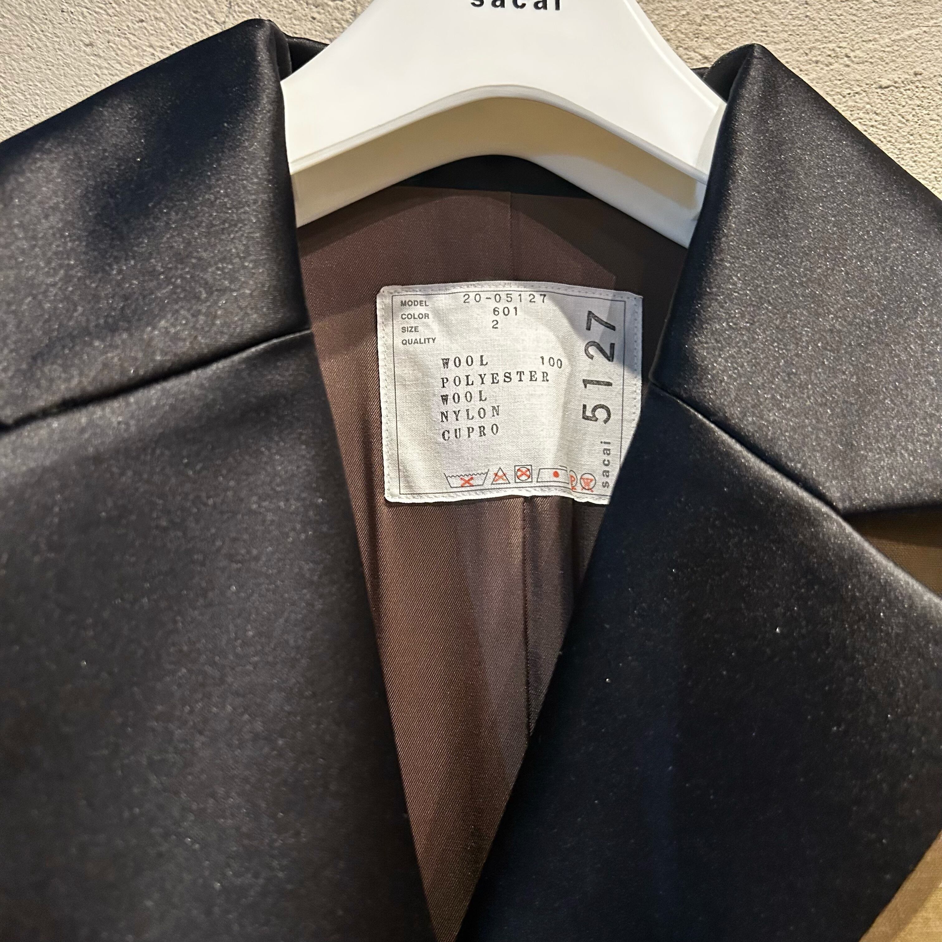 sacai サカイ 20AW ス―チングコート 20-05127 ハンガー・ガーメント  