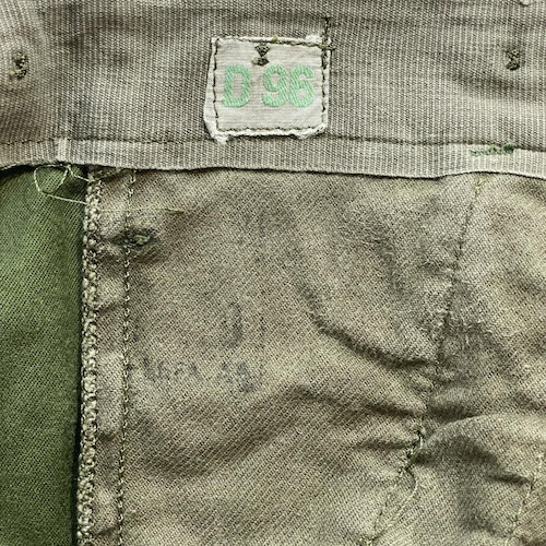 60-80s スウェーデン軍 実物 M-59 フィールドパンツ D96 w31 詳細写真2