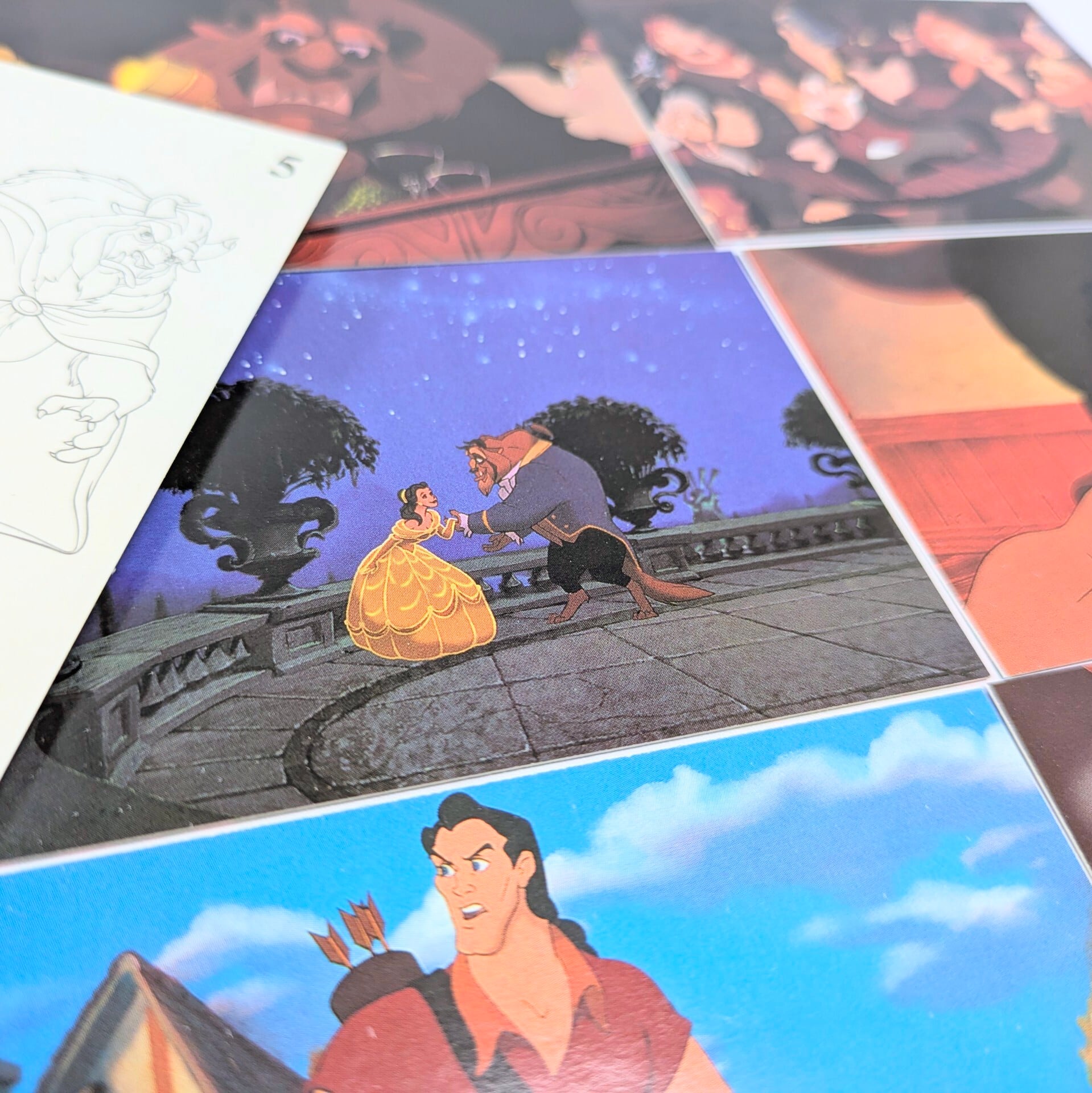 ☆送料無料!☆1992年製 PROSET【 DISNEY / ディズニー Beauty and The Beast (美女と野獣) 】VINTAGE トレーディングカード単品 (1個=8CARDS+2Activity Cards)〚アメリカン雑貨 アメトイ〛