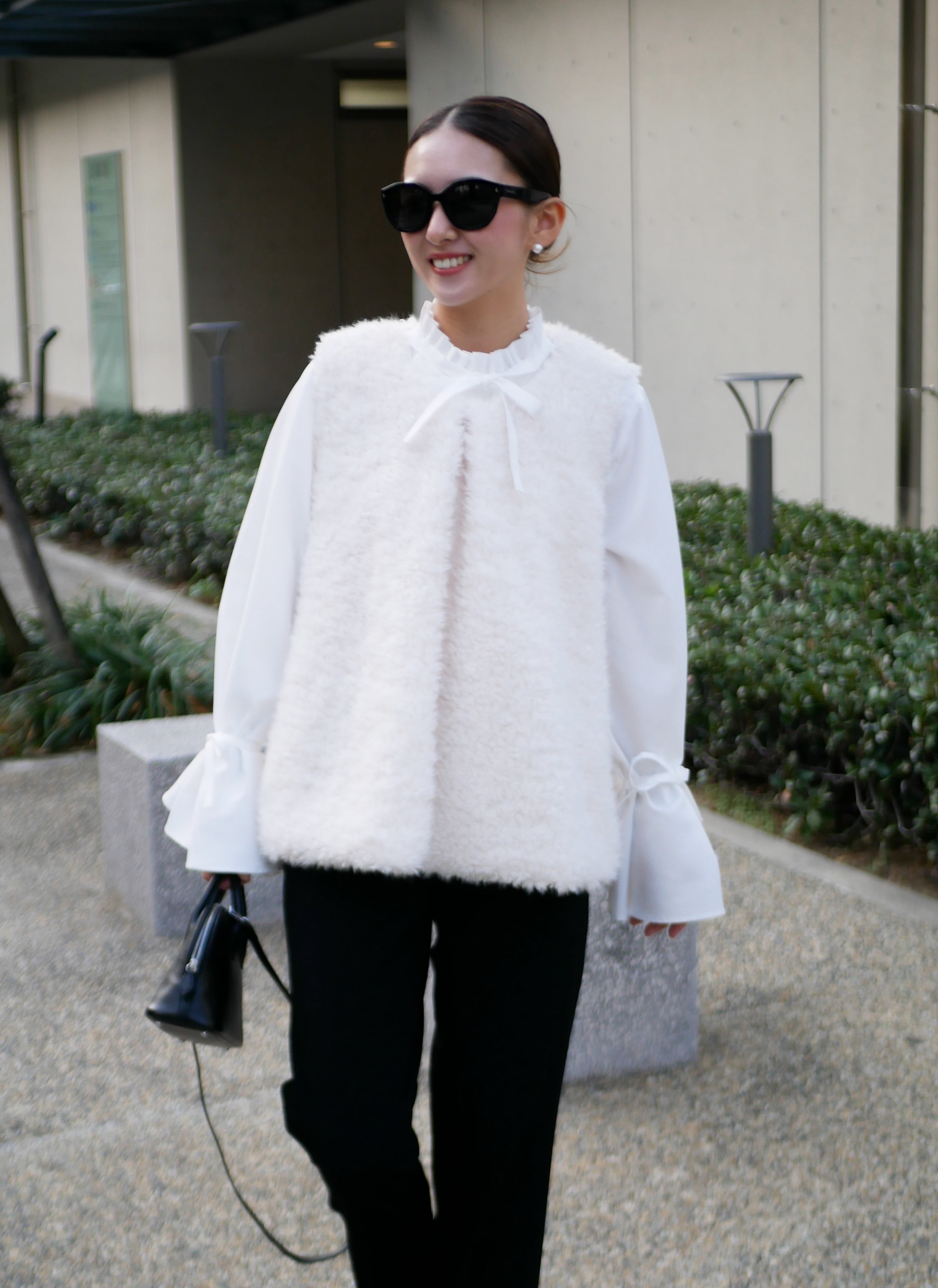 Cloud sheep boa vest | BéBéoD