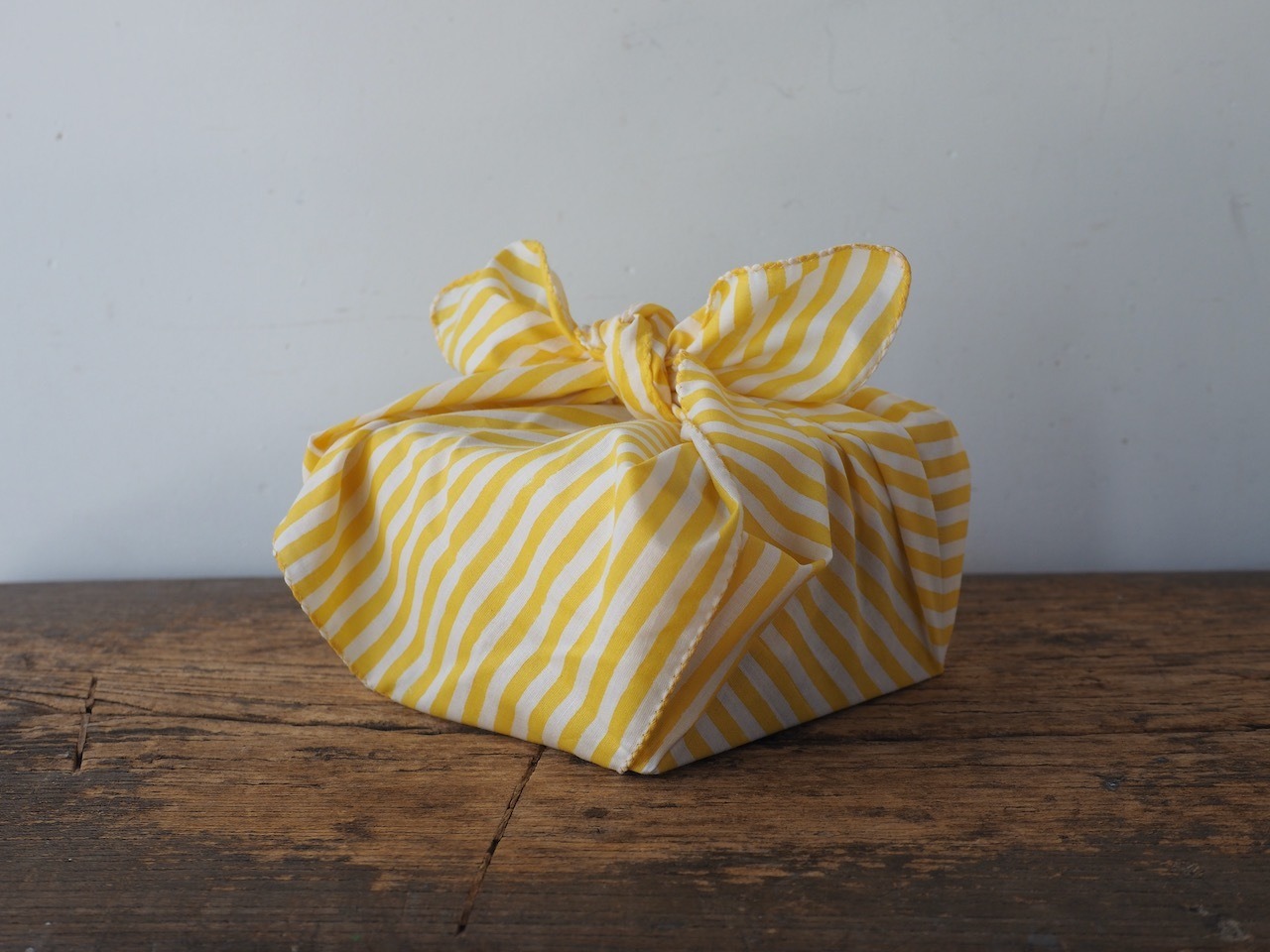 156ri050 Block Print Bandana d8 YELLOW