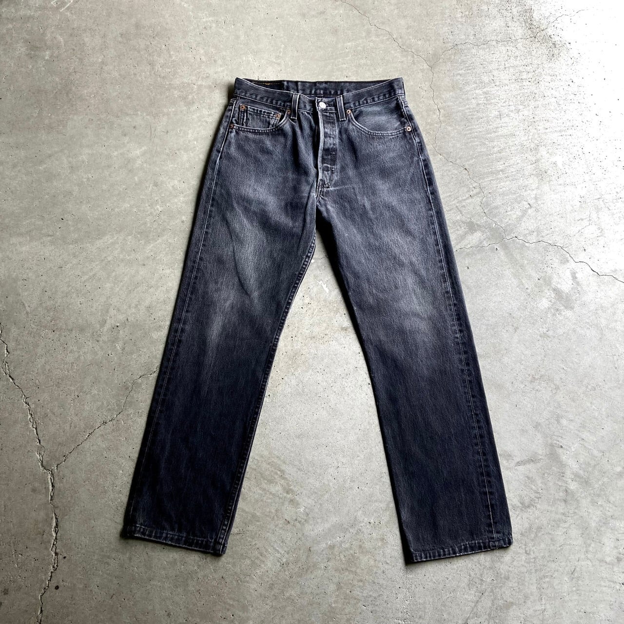90年代 USA製 リーバイス 501 ストレート ブラックデニムパンツ メンズ