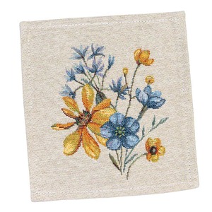 タペストリースクエアマット　花　ウクライナ製　テーブルセンター