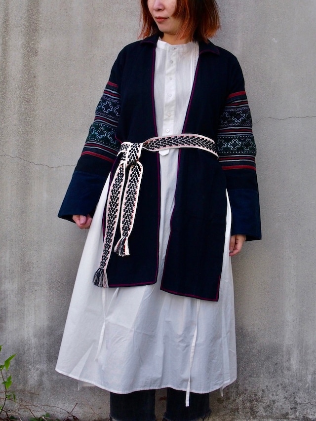 BLACK HMONG - EMBROIDERY JACKET / S