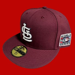 St. Louis Cardinals 2006 World Series New Era 59Fifty  Fitted / Burgundy (Gray Brim)