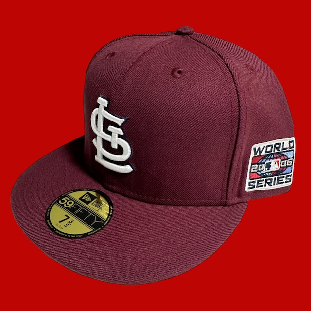St. Louis Cardinals 2006 World Series New Era 59Fifty  Fitted / Burgundy (Gray Brim)