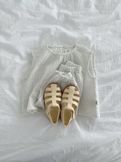 【取寄/韓国直送】minirobe 26/SM ドットマーブルブラウス｜夏服｜韓国子供服