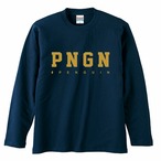 PNGN　長袖Tシャツ(ネイビー)