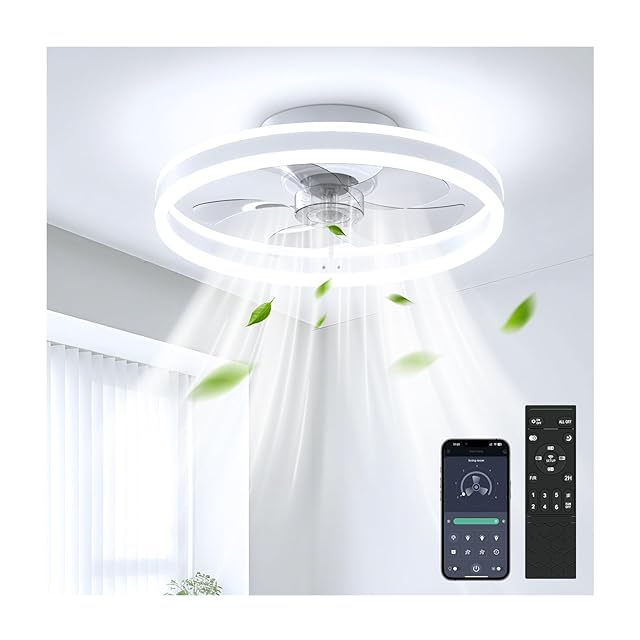 節電·目に優しい】TENKOO&YOU LED シーリングファンライト 扇風機 28W