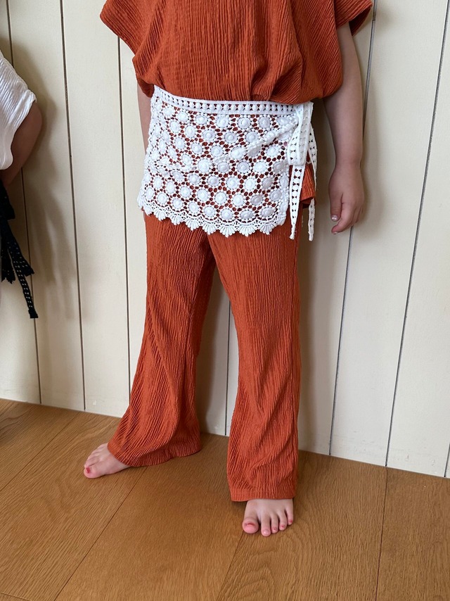 [予約][送料無料]《pepper》Pleats Bootcut Pants(kids)23