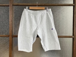 CHAMPION REVERSE WEAVE SWEAT SHORT PANTS (HEATHER GREY)