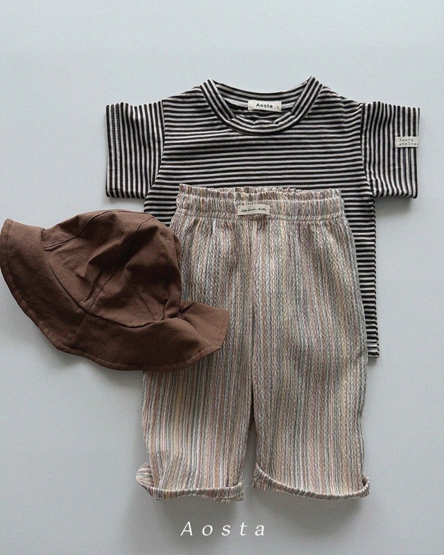 【予約/送料無料】Aosta/Cool Linen Pants