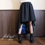 [komagire×Spider Lilyコラボ]フィッシュテールスカート青(受注生産品)