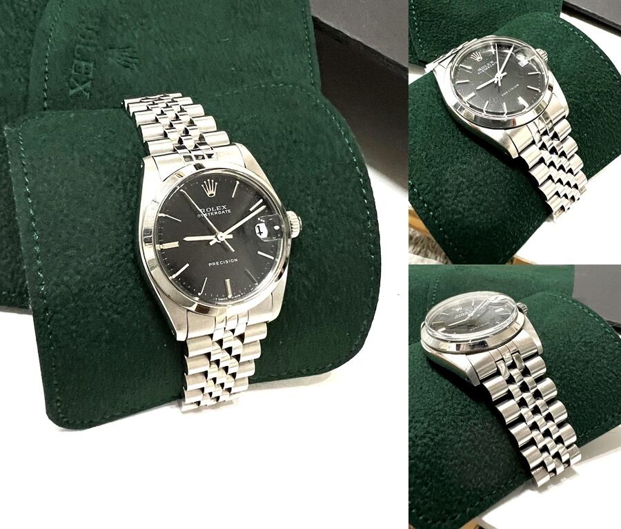 ROLEX ロレックス オイスター デイト ブラック 手巻き ジュビリー