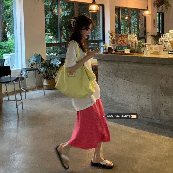 スタイルスカート サマー薄手Tシャツ ストリート 夏物 モンロー11030847921