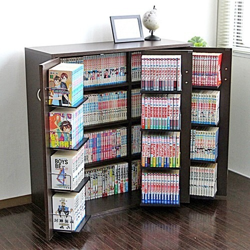 DVDラック CD・コミック・本ストッカー 収納 最大400収納 日本製