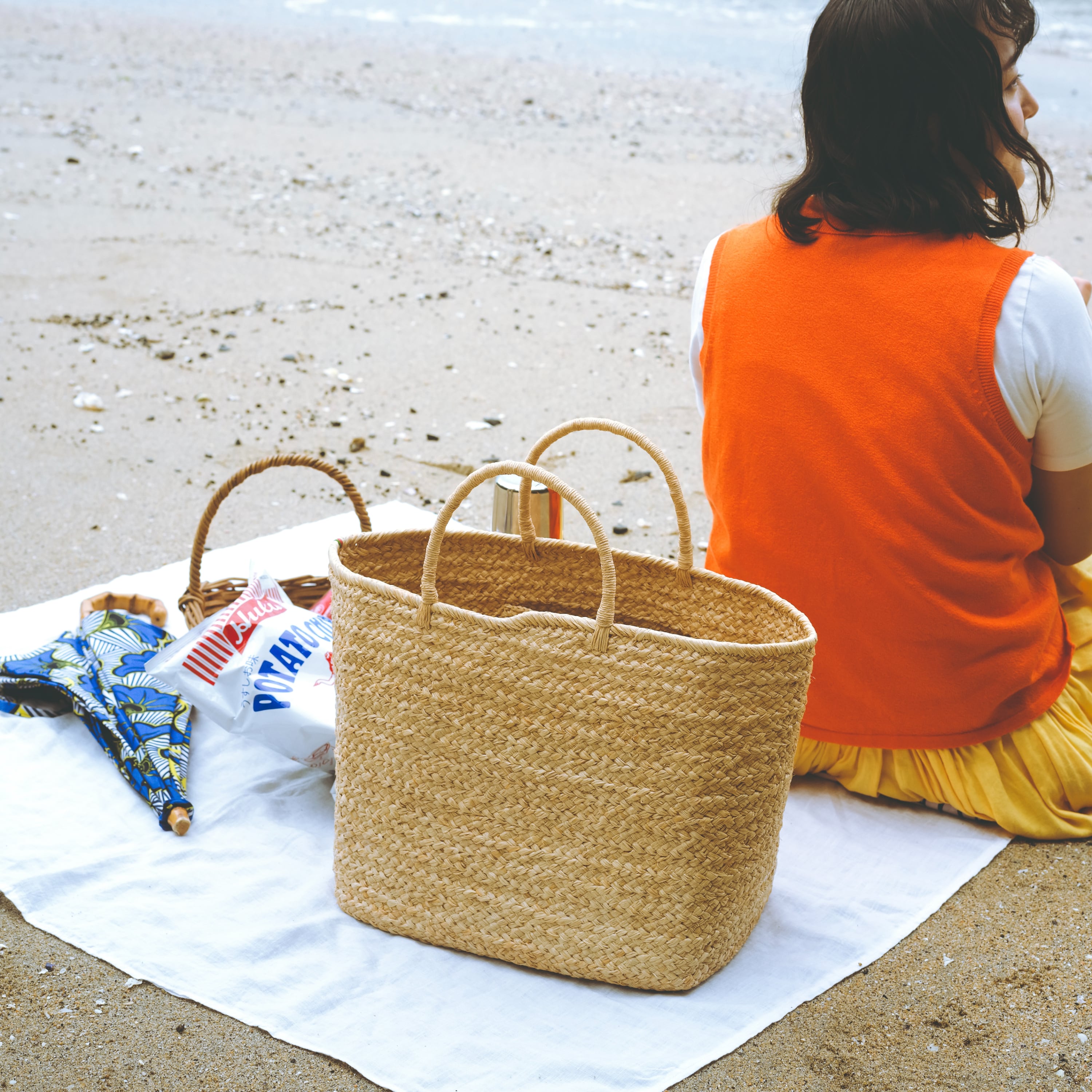 かごバッグ AMPIANA Marche Bag (L) sorm'86 かごバッグ AMPIANA Marche Bag (L) sorm'86 Marche Bag (L) | AMPIANA