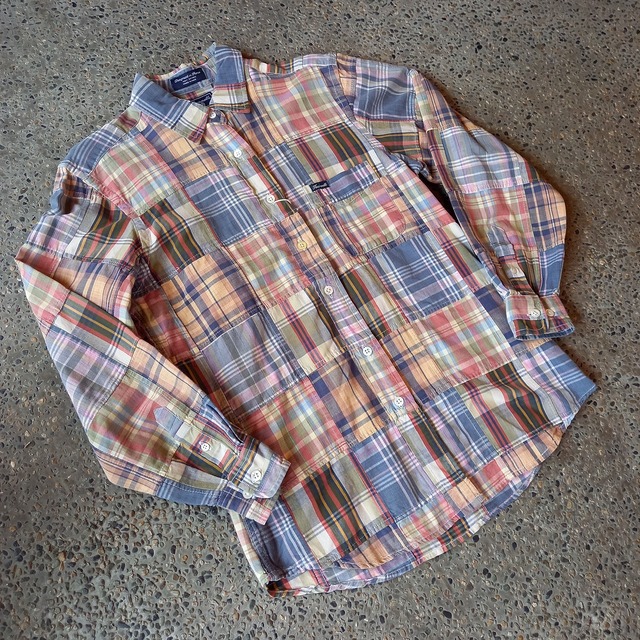 パッチワークシャツ used [110022]