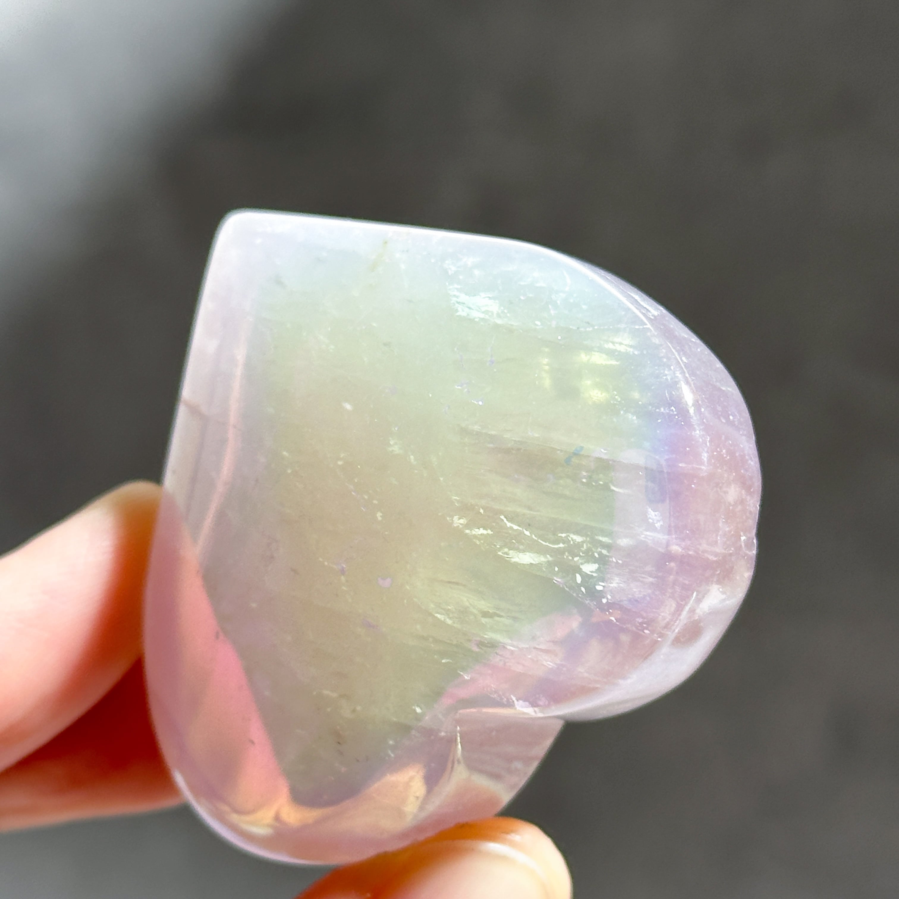 ♡エンジェルオーラローズクォーツ ハート83♡ Angel Aura Rose Quartz