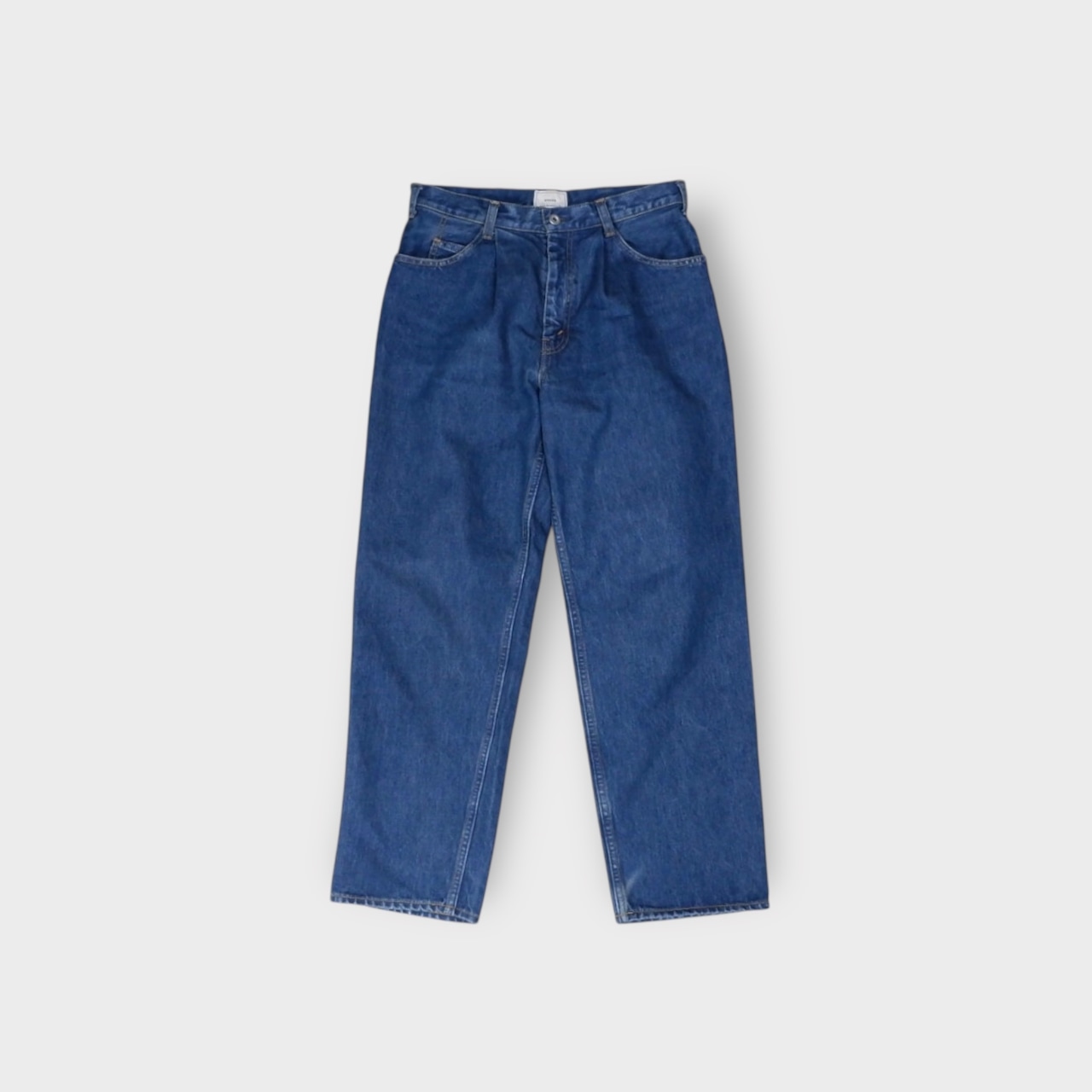 EVCON【5POCKET TUCK WIDE DENIM PANTS】