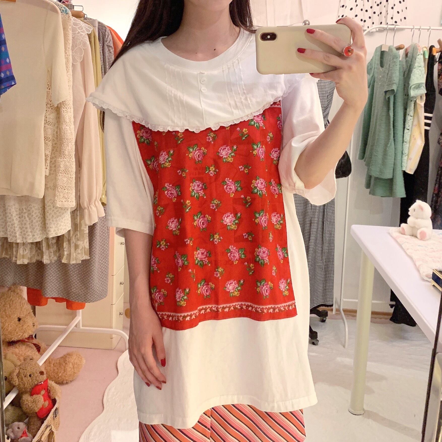 remake / bib collar handkerchief T