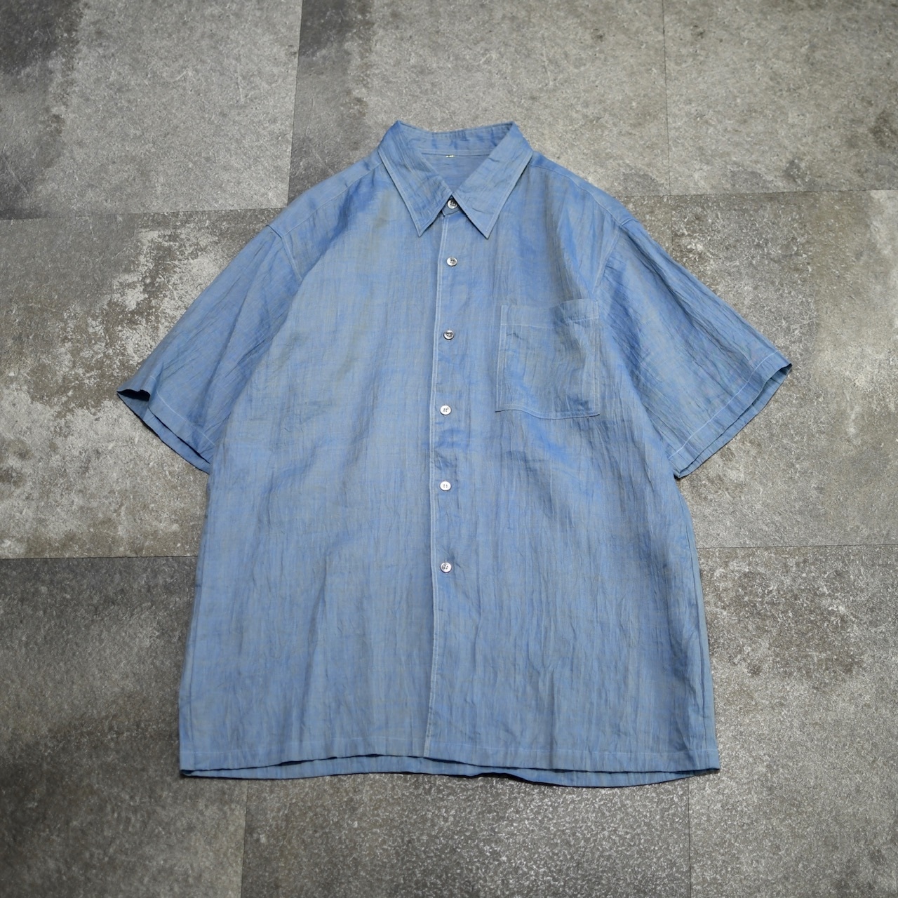 design iridescence shirt blue