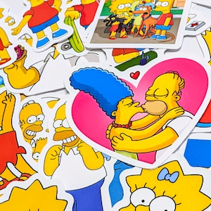 送料無料!【 The Simpsons / シンプソンズ 】【2】STICKER(ステッカー)50枚SET 〚アメリカン雑貨 アメトイ〛