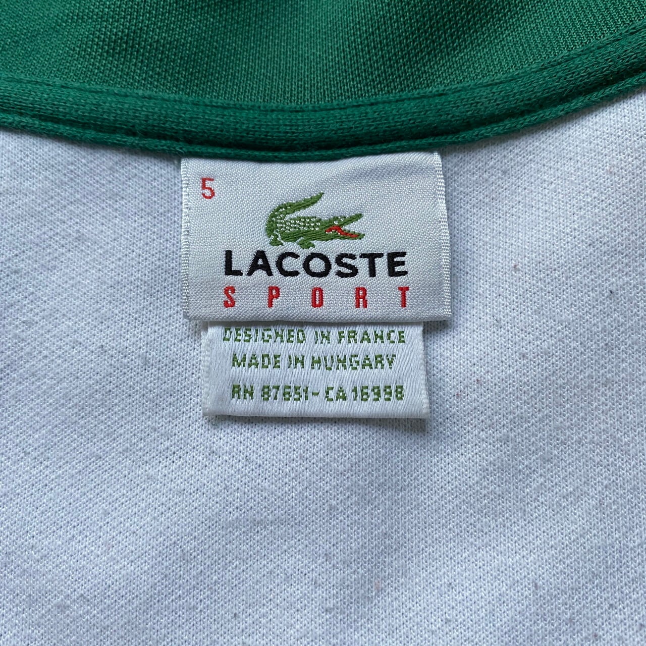 LACOSTE SPORT ラコステ フレンチラコステ ボーダー ジャージ トラック ...