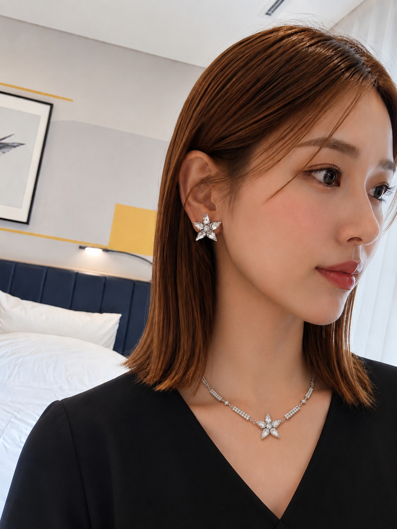 星モチーフシンプルネックレス 画像6