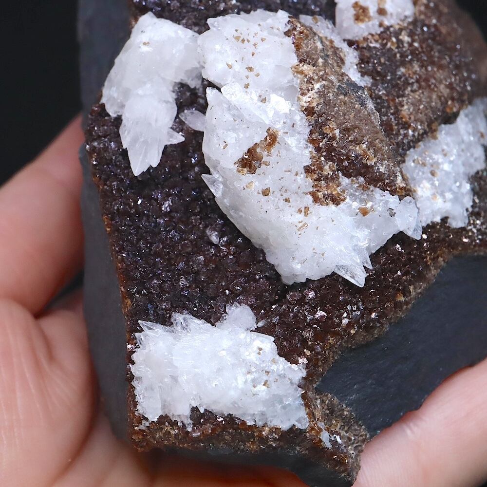 希少！アイオワ州産 イリデッセント カルサイト 原石 522g IRI050 鉱物