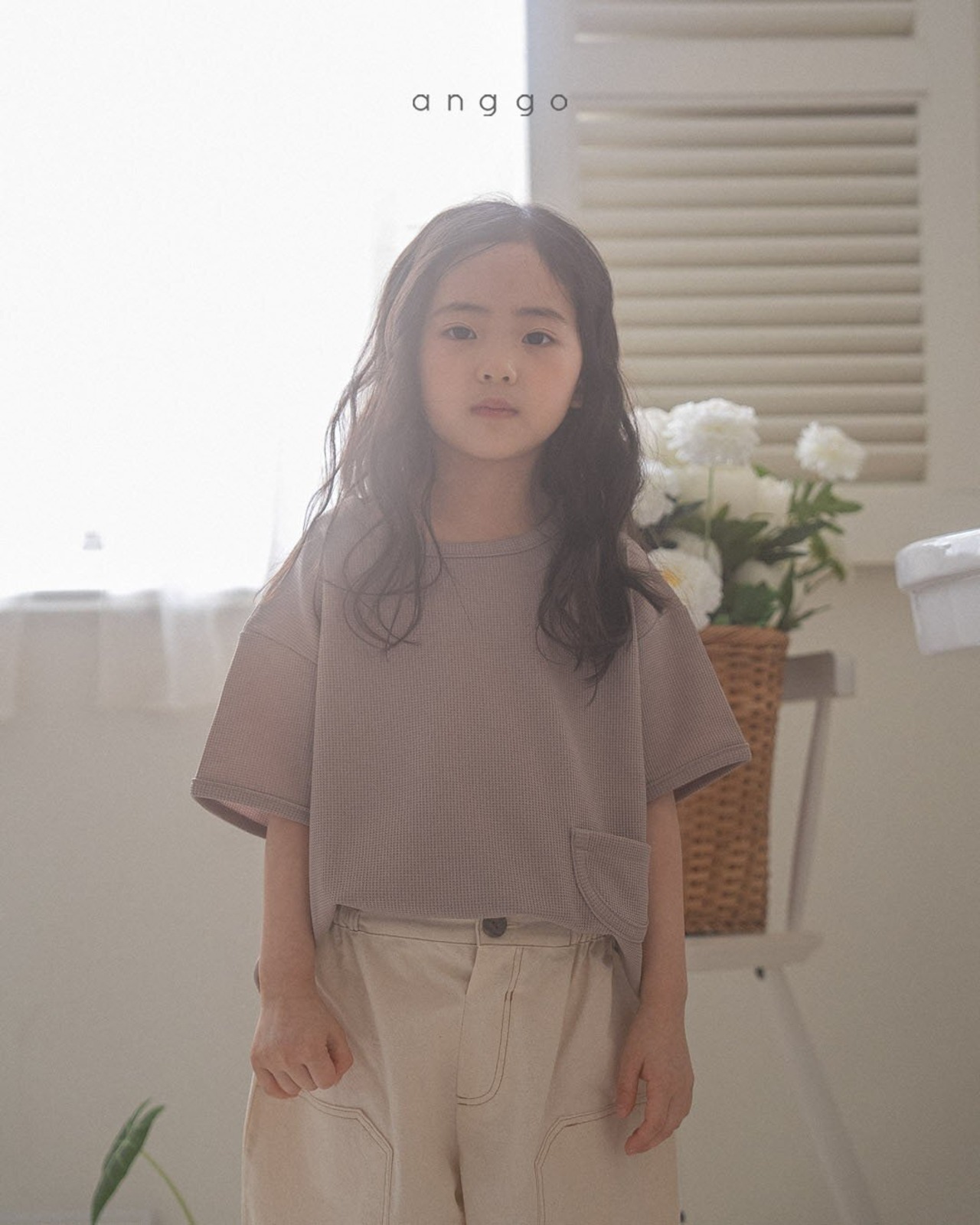 【anggo】チアバターパンツ クリーム 90〜110cm - 10
