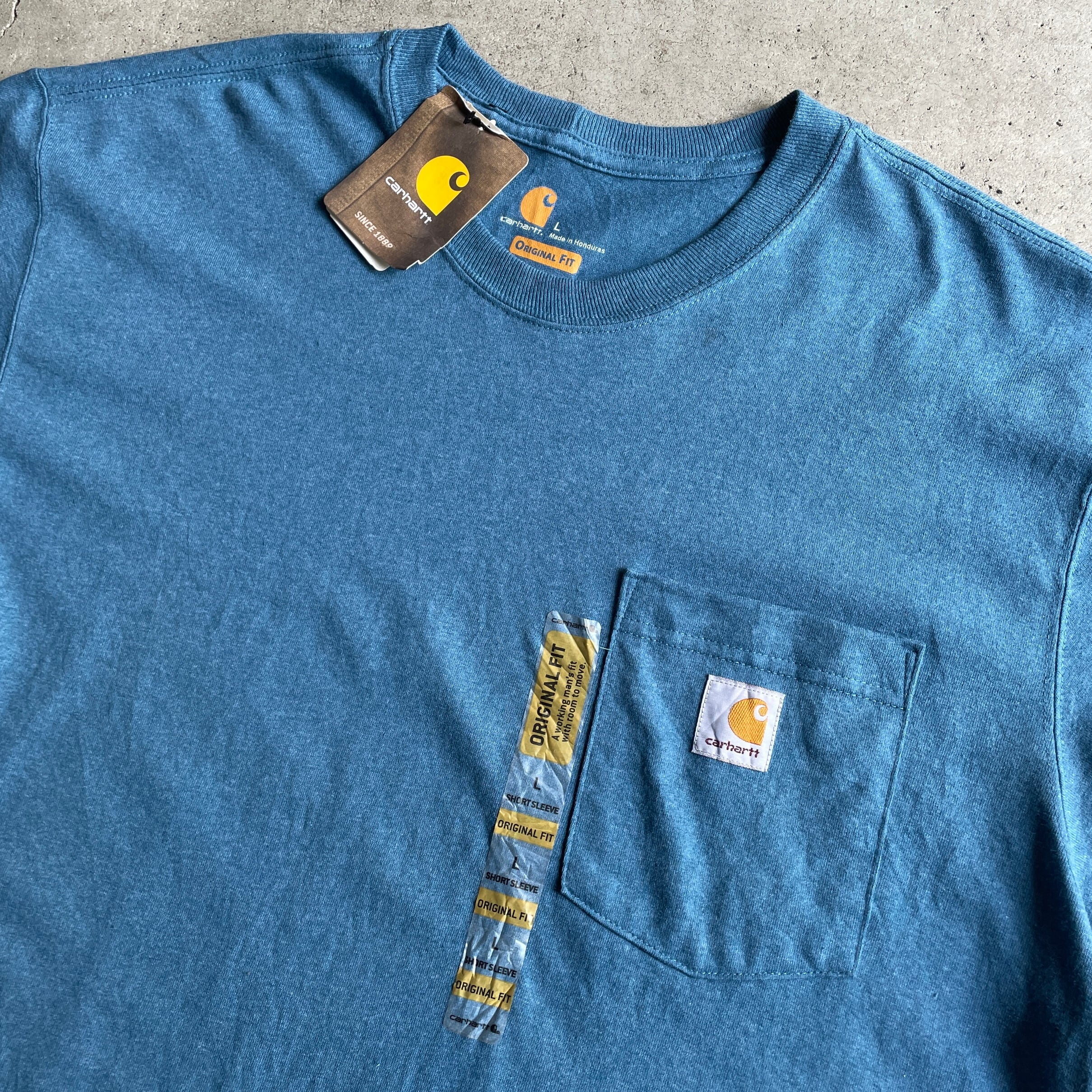 新品未使用品 Carhartt カーハート ポケットTシャツ メンズL 古着 ポケ 