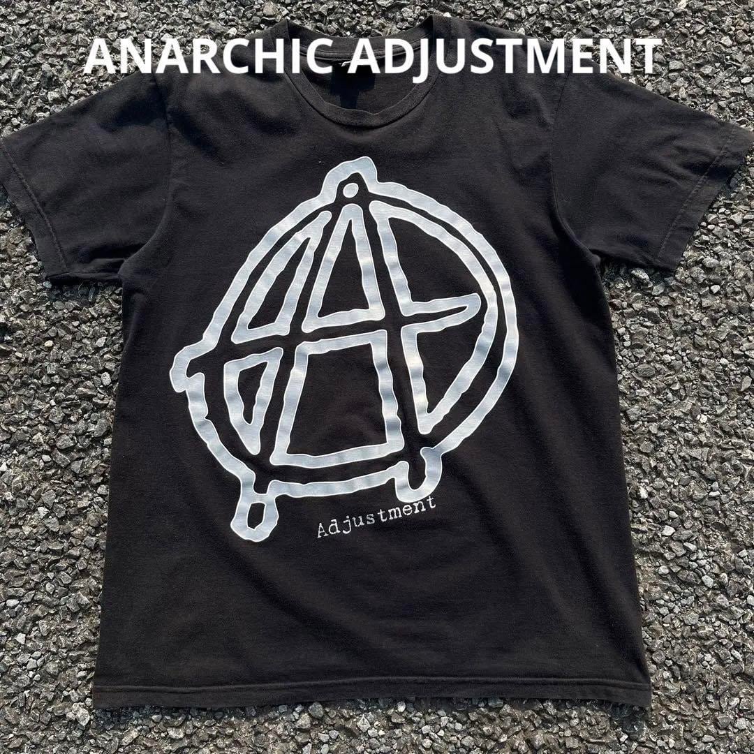 【Special】90s USA製 ANARCHIC ADJUSTMENT アナーキックアジャストメント　Tシャツ　ブラック | Rico  clothing powered by BASE