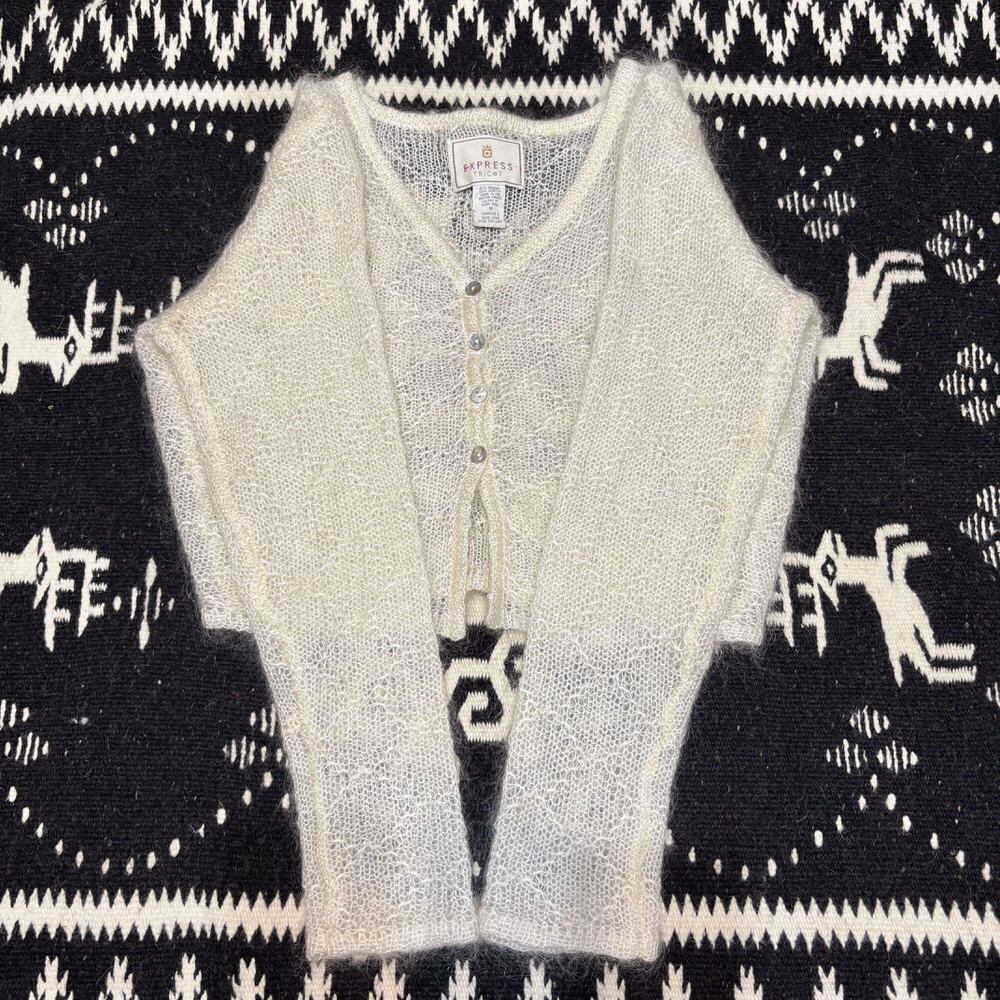 80～90s EXPRESS TRicot エクスプレストリコ モヘア混 シアーニット