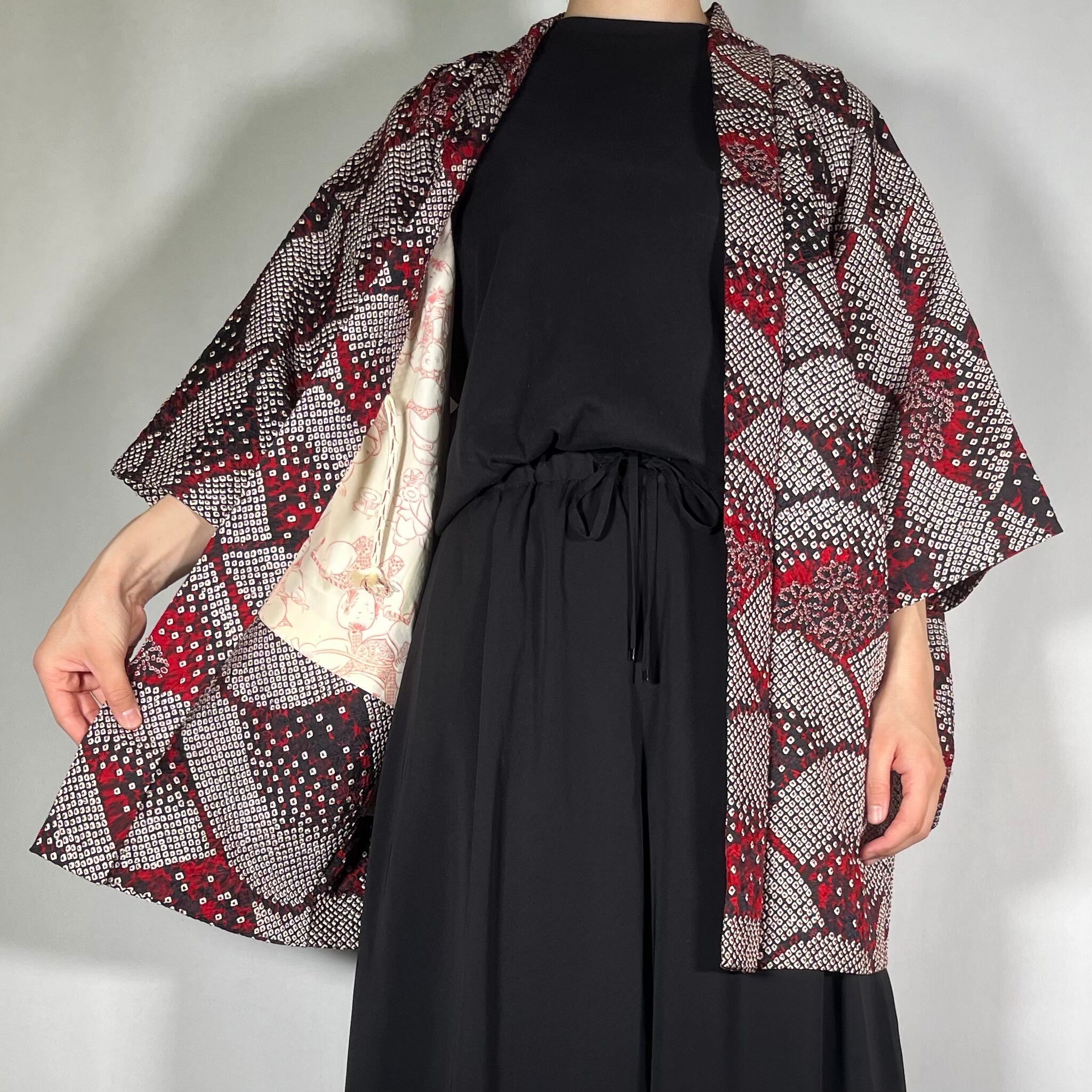 希少 ビンテージ 着物 羽織 和風 襤褸 野良着 骨董 蔵出し 法被 尊い  