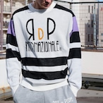 カラーブロック復刻デザインニット