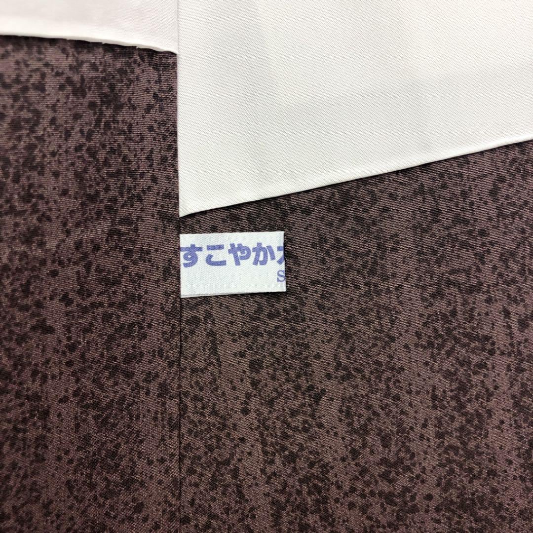ラッピング無料】 K-2608 訪問着 しつけ糸 螺鈿作家 白山紬 鳩羽鼠色
