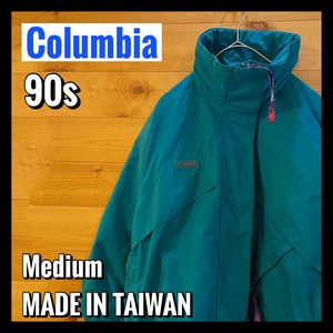 【Columbia】90s ナイロンジャケット ジャンパー レディースM アメリカ古着