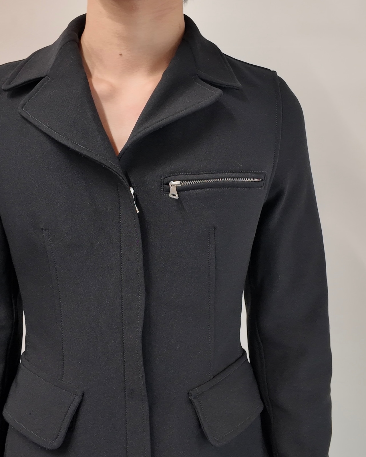 【PRADA】compact zip up blouson
