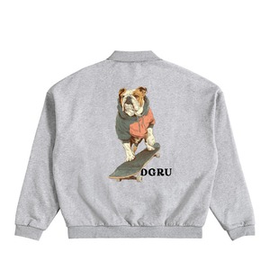 ブルドック　バックデザイン　スウェットポロシャツ