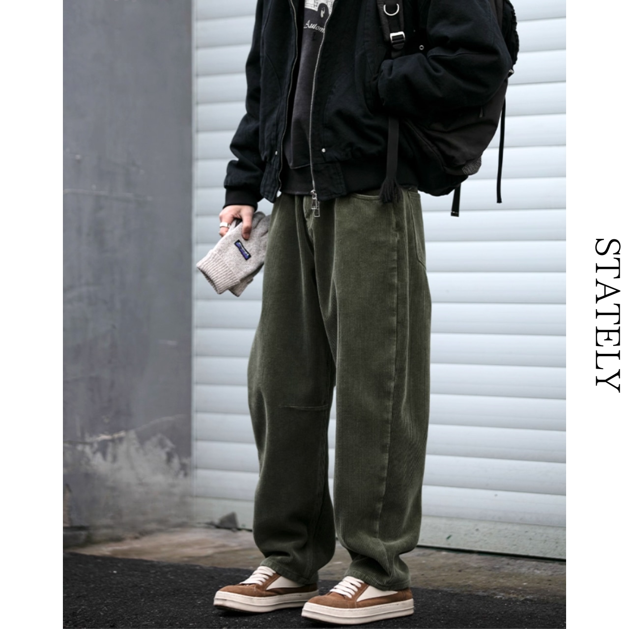Corduroy ボア Lined Pants/4color_B66・画像9